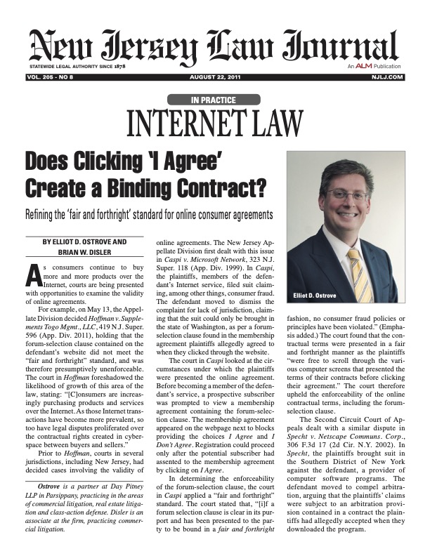 IP New Jersey Law Journal